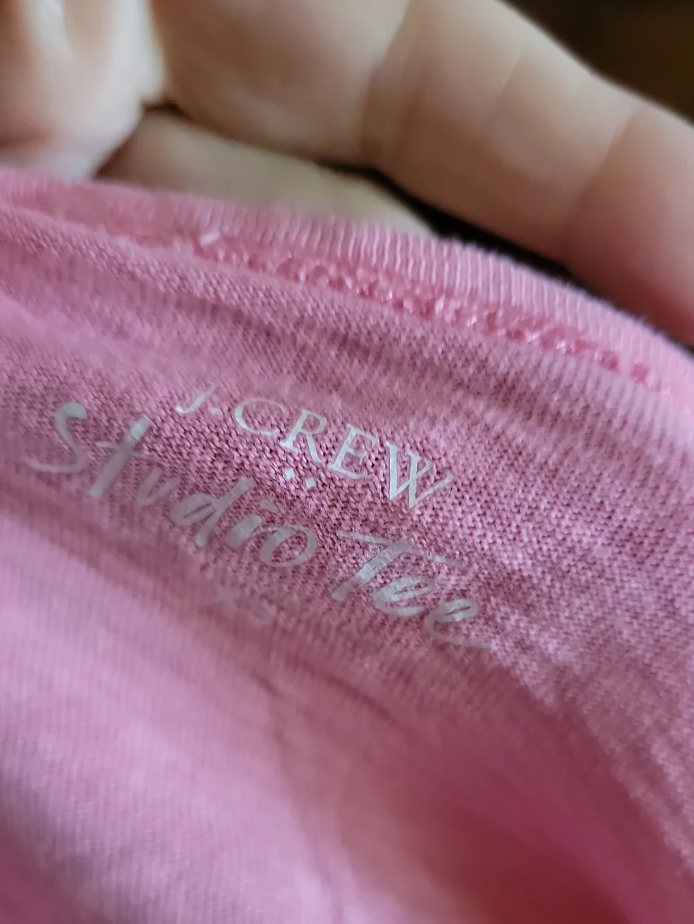 J Crew Studio T Pink Women's Crewneck Tee